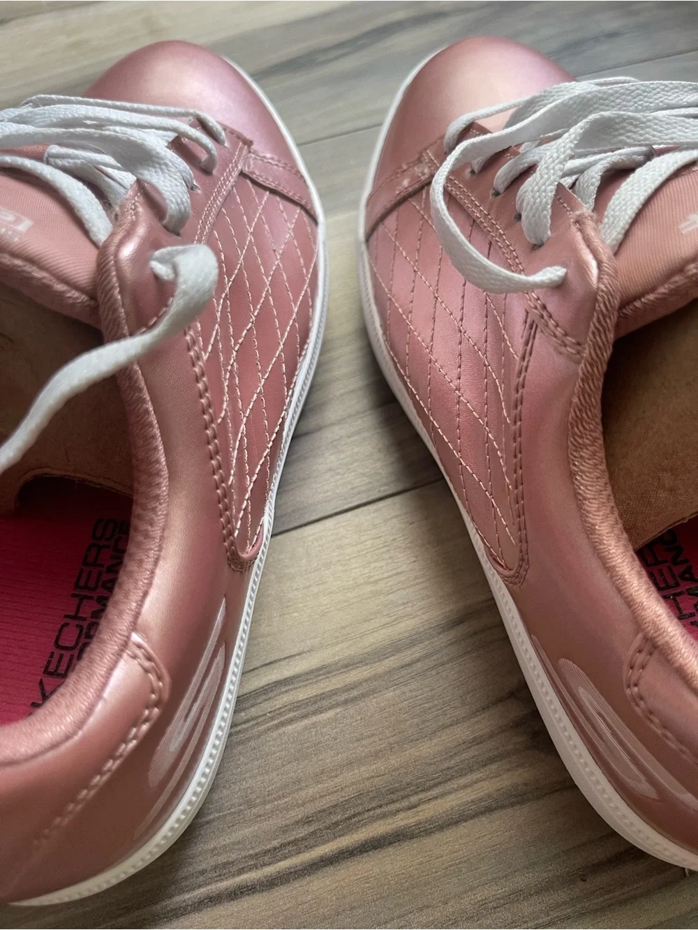 Skechers Womens Go Golf Drive Shine Golf Shoes - Rose Gold